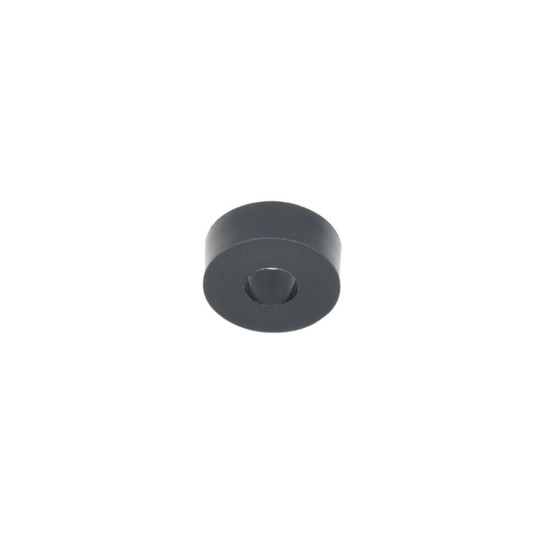 Nylon Washer, Hole M6 (6mm), O/D 16mm, Height 6mm – Black
