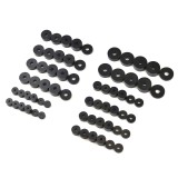 Value pack of Nylon spacers in various sizes M4, M6. M8, M10 - 66PCS