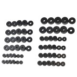 Value pack of Nylon spacers in various sizes M4, M6. M8, M10 - 66PCS