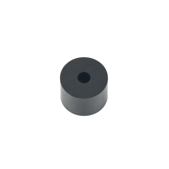 Hard Plastic Washer, Hole M4 (4mm), O/D 16mm, Height 12mm – Black