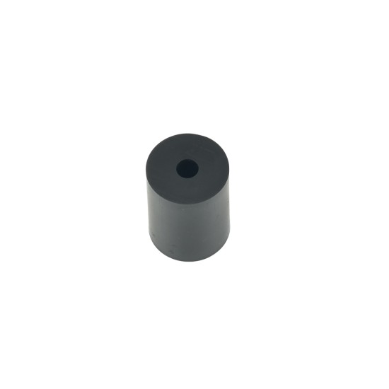 Hard Plastic Washer, Hole M4 (4mm), O/D 16mm, Height 22mm – Black