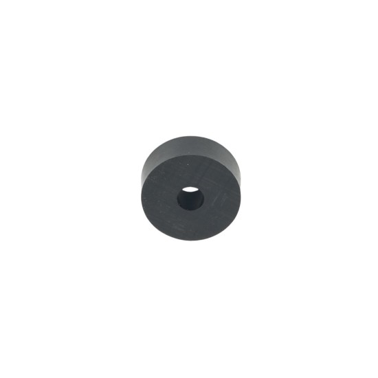 Hard Plastic Washer, Hole M4 (4mm), O/D 16mm, Height 6mm – Black