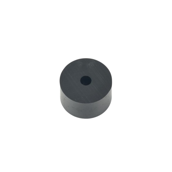 Hard Plastic Washer, Hole M4 (4mm), O/D 20mm, Height 12mm – Black