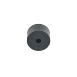 Hard Plastic Washer, Hole M4 (4mm), O/D 20mm, Height 12mm – Black