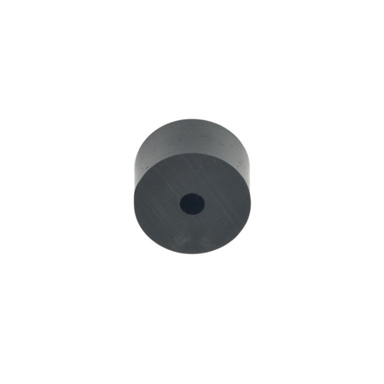Hard Plastic Washer, Hole M4 (4mm), O/D 20mm, Height 12mm – Black