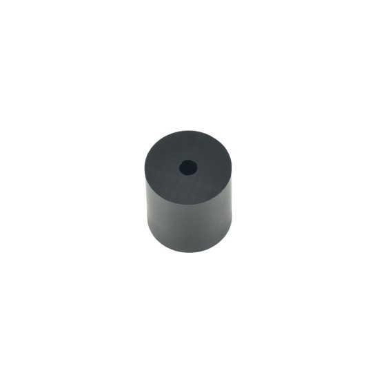 Hard Plastic Washer, Hole M4 (4mm), O/D 20mm, Height 22mm – Black