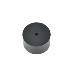 Hard Plastic Washer, Hole M4 (4mm), O/D 38mm, Height 22mm – Black