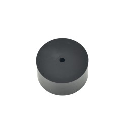 Hard Plastic Washer, Hole M4 (4mm), O/D 44mm, Height 22mm – Black