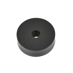 Hard Plastic Washer, Hole M8 (8mm), O/D 38mm, Height 12mm – Black
