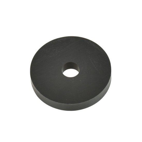 Hard Plastic Washer, Hole M8 (8mm), O/D 38mm, Height 6mm – Black