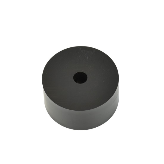 Hard Plastic Washer, Hole M8 (8mm), O/D 44mm, Height 22mm – Black