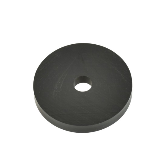 Hard Plastic Washer, Hole M8 (8mm), O/D 44mm, Height 6mm – Black