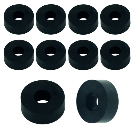 Rubber Washer, Hole M6 (6mm), O/D 16mm, Height 6mm Rubber Washer, Hole M6 (6mm), O/D 16mm, Height 6mm