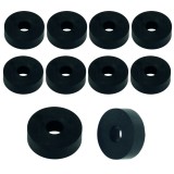 Rubber Washer, Hole M6 (6mm), O/D 20mm, Height 6mm