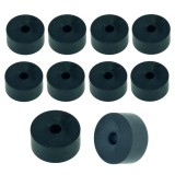 Rubber Washer, Hole M6 (6mm), O/D 26mm, Height 12mm