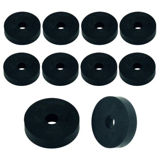 Rubber Washer, Hole M6 (6mm), O/D 26mm, Height 6mm Rubber Washer, Hole M6 (6mm), O/D 26mm, Height 6mm