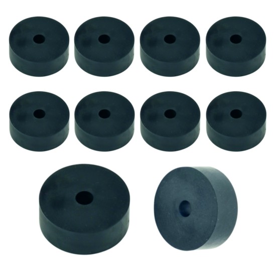 Rubber Washer, Hole M6 (6mm), O/D 32mm, Height 12mm Rubber Washer, Hole M6 (6mm), O/D 32mm, Height 12mm