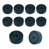 Rubber Washer, Hole M6 (6mm), O/D 38mm, Height 12mm