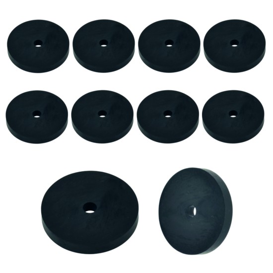 Rubber Washer, Hole M6 (6mm), O/D 44mm, Height 6mm Rubber Washer, Hole M6 (6mm), O/D 44mm, Height 6mm