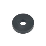 Rubber Washer, Hole M6 (6mm), O/D 20mm, Height 4mm - Black