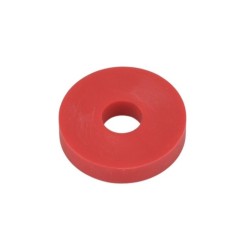Rubber Washer, Hole M6 (6mm), O/D 20mm, Height 4mm - Red