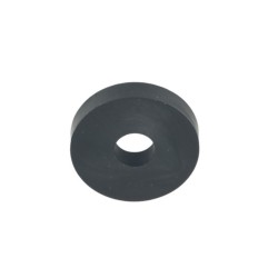 Rubber Washer, Hole M6 (6mm), O/D 20mm, Height 4mm - Black