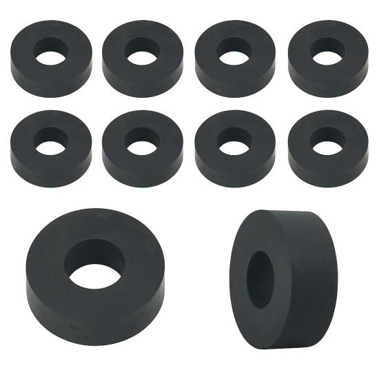 Rubber Washer, Hole M8 (8mm), O/D 16mm, Height 6mm Rubber Washer, Hole M8 (8mm), O/D 16mm, Height 6mm