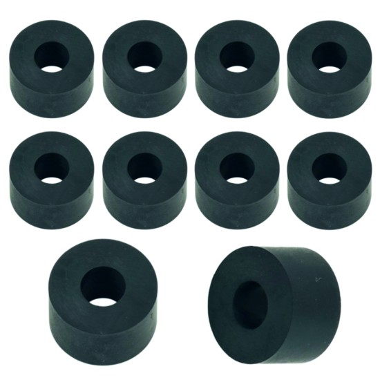 Rubber Washer, Hole M8 (8mm), O/D 20mm, Height 12mm Rubber Washer, Hole M8 (8mm), O/D 20mm, Height 12mm