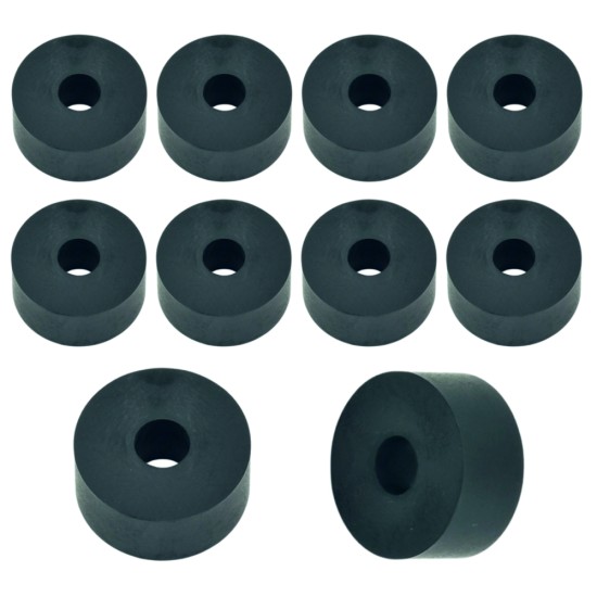 Rubber Washer, Hole M8 (8mm), O/D 26mm, Height 12mm Rubber Washer, Hole M8 (8mm), O/D 26mm, Height 12mm