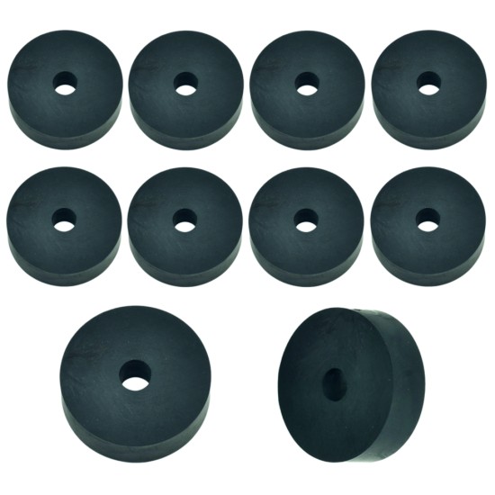 Rubber Washer, Hole M8 (8mm), O/D 32mm, Height 12mm Rubber Washer, Hole M8 (8mm), O/D 32mm, Height 12mm