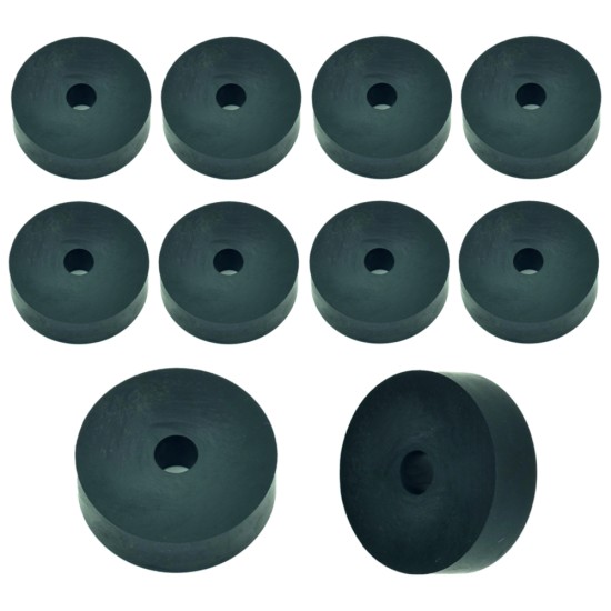 Rubber Washer, Hole M8 (8mm), O/D 38mm, Height 12mm Rubber Washer, Hole M8 (8mm), O/D 38mm, Height 12mm
