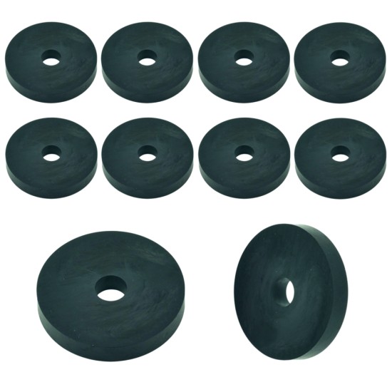 Rubber Washer, Hole M8 (8mm), O/D 38mm, Height 6mm Rubber Washer, Hole M8 (8mm), O/D 38mm, Height 6mm
