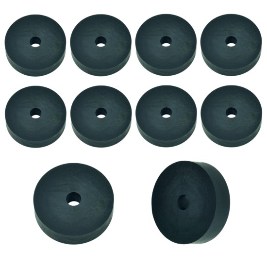 Rubber Washer, Hole M8 (8mm), O/D 44mm, Height 12mm Rubber Washer, Hole M8 (8mm), O/D 44mm, Height 12mm
