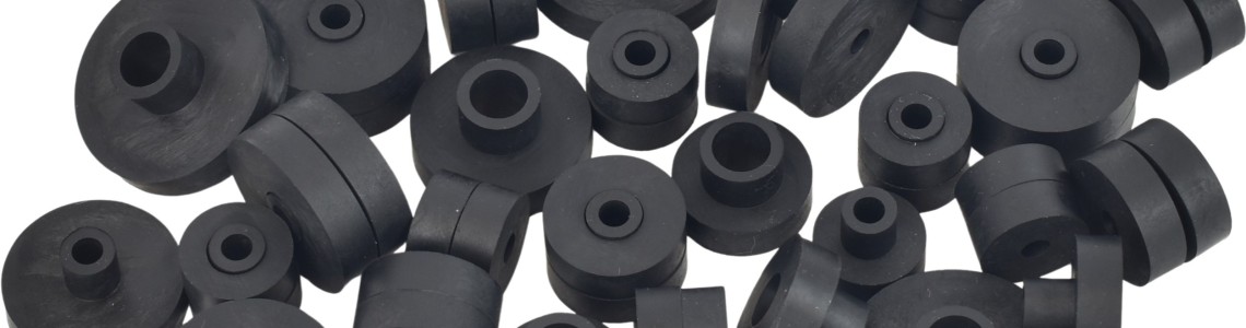 Rubber Top Hat Shoulder Bushes