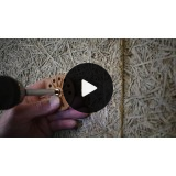 Reinforced 60mm washers for fixing Rigid Wood Fibre Insulation Boards - Brown