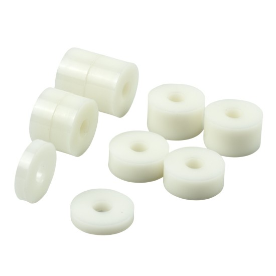 8mm (M8) Nylon Spacers - Natural (26mm diameter)