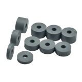 8mm (M8) SOFT Rubber Spacers (26mm diameter) Shore A 45 – Grey