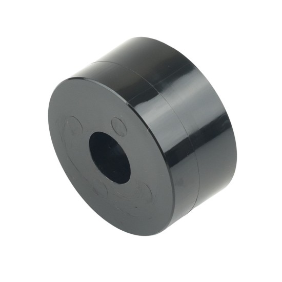 M16 (16mm), 50mm Solid Nylon Spacers, Height 25mm, black