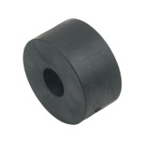 M16 (16mm), 50mm Solid Rubber Spacers, Height 25mm, black