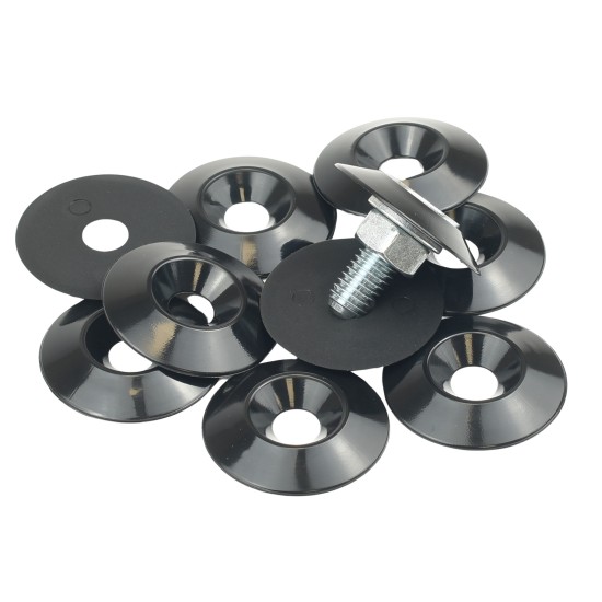 8mm (M8) Countersunk Washer - Black