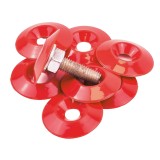 8mm (M8) Countersunk Washer - Red