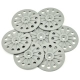 Reinforced 60mm washers for fixing Rigid Wood Fibre Insulation Boards - Grey