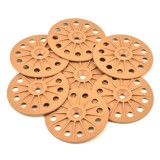 Reinforced 60mm washers for fixing Rigid Wood Fibre Insulation Boards - Brown