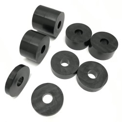 10mm (M10) Nylon Spacers Black (32mm diameter)