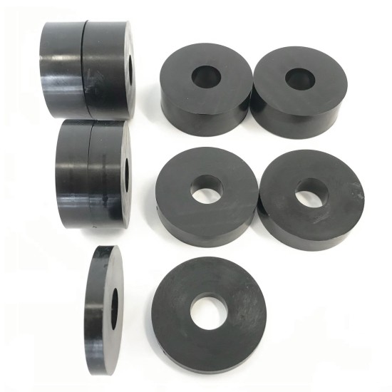 12mm (M12) Nylon Spacers Black (38mm diameter)