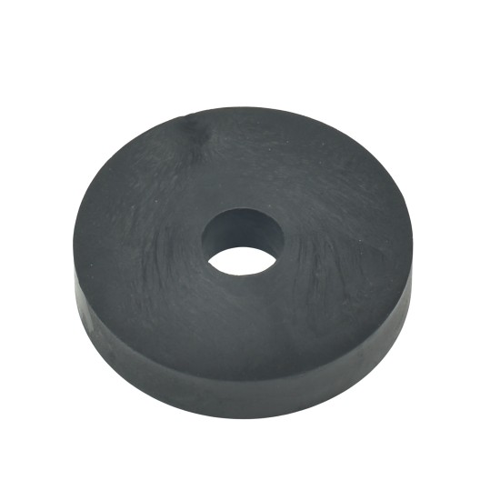 Large Rubber Washer,  Hole M12 (12.4mm), O/D 50mm, Height 10mm