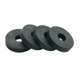 Large Rubber Washer,  Hole M16 (16.4mm), O/D 50mm, Height 10mm