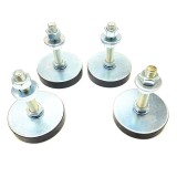 50mm Anti-vibration Rubber Machine Feet - 8mm (M8) Stud - 4PCS