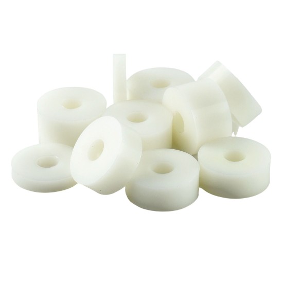 8mm (M8) Nylon Spacers - Natural (26mm diameter)