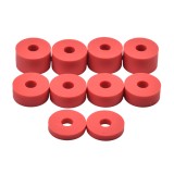 8mm (M8) SUPER SOFT Rubber Spacers (26mm diameter) Shore A 38 – Red